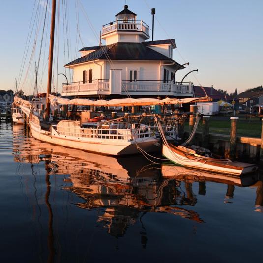 Hooper Strait Lighthouse at the Chesapeake Bay Maritime Museum