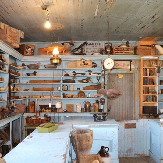 Inside the Bucktown Store on the Harriet Tubman Underground Railroad Scenic Byway.