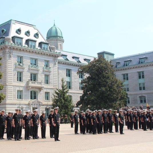 Noon Formation at the U.S. Naval Academy