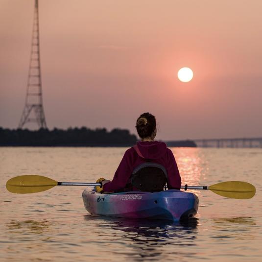 Sunrise Kayaker