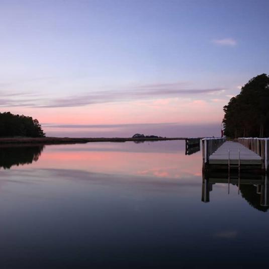 Sunset at Janes Island State Park