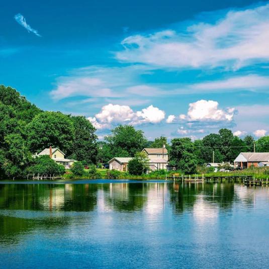 Tranquil View of Tracy’s Creek in Deale