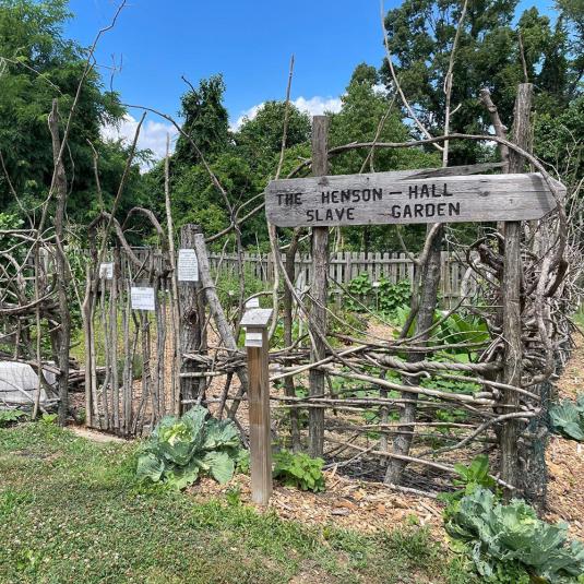 The Henson-Hall Slave Garden at Goshen Farm