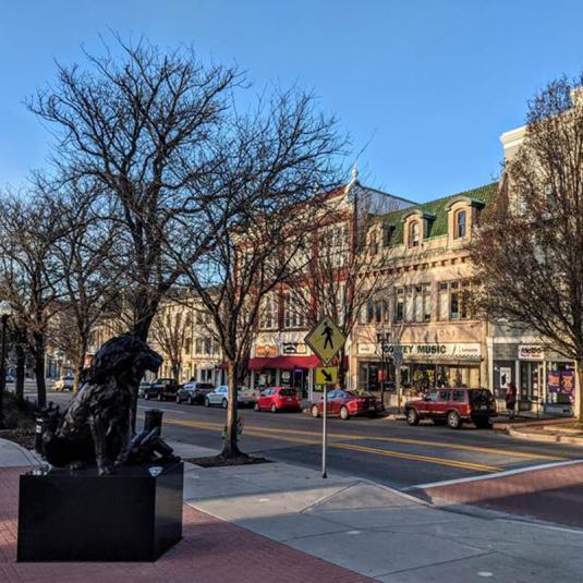 Downtown Westminster is a perfect location for strolling shops and galleries on Main Street.