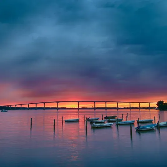 Enjoy breathtaking sunsets at Solomons Island. Photo by Southern Maryland Photography