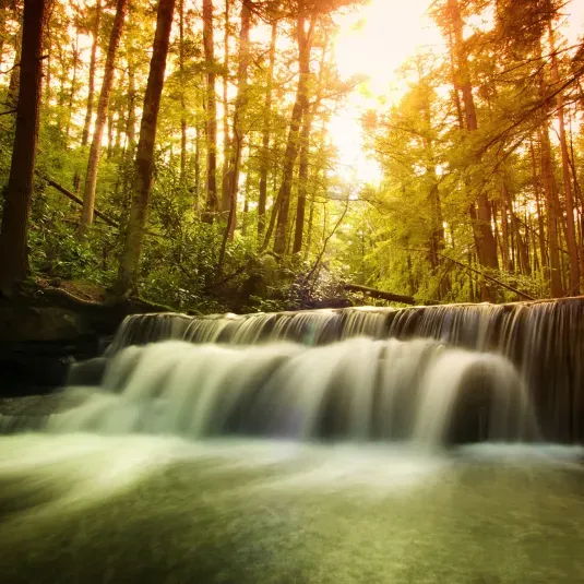 This state park near Oakland will treat you to incredible views of mountains plus a 53-foot waterfall. Photo: Natural Artistry