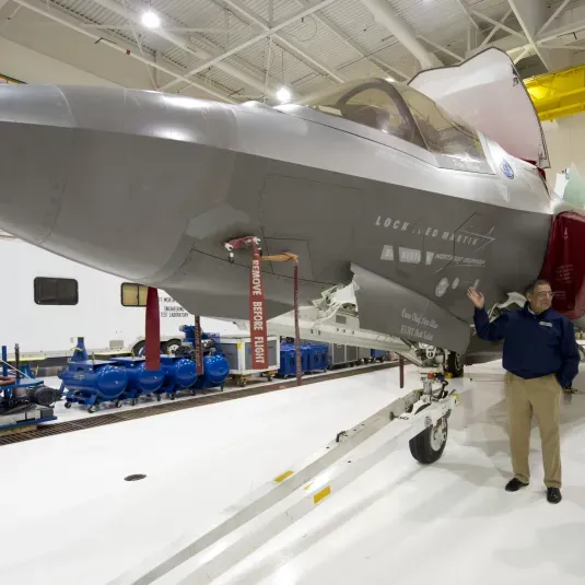 F-35 Fighter at PAX River NAS