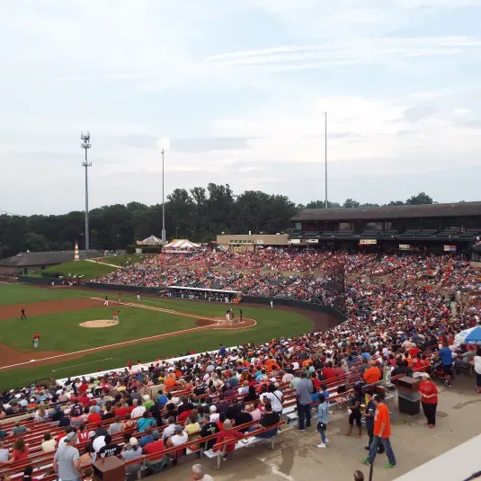 Baysox baseball game
