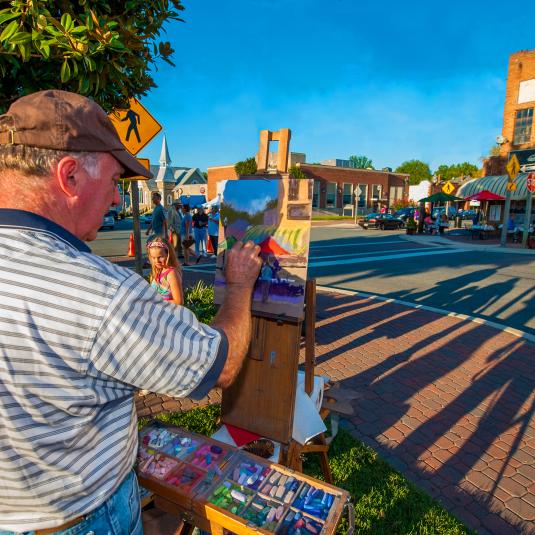 Plein Air Painting in Leonardtown