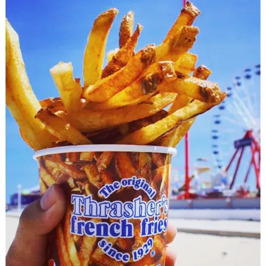 Thrashers Fries on the Boardwalk in Ocean City