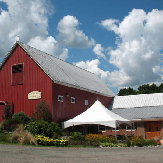 Outside the Fridays Creek Winery Red Barn