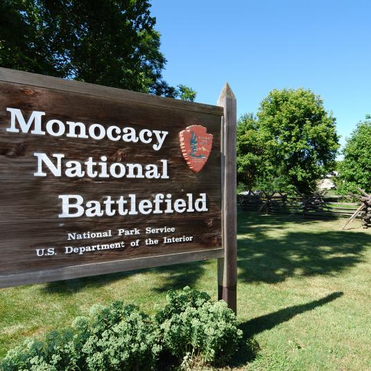 Monocacy Battlefield Sign
