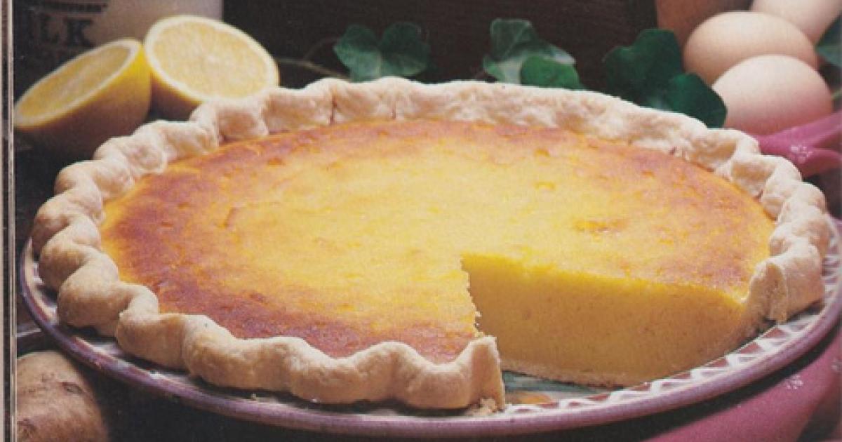 Maryland White Potato Pie Recipe