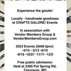CRAFTS GALORE! Events (a series) Photo