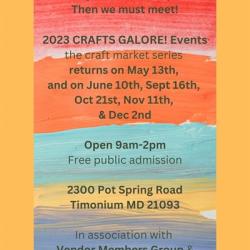 CRAFTS GALORE! Events in association with Vendor Members Group Photo