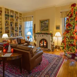 Brampton 1860 Library at Christmas Photo