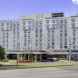 Exterior of Harborside Hotel in National Harbor neighborhood. Photo
