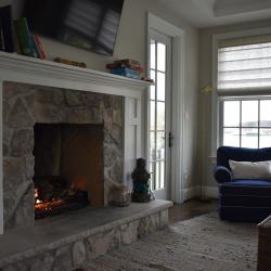 Come to be cozy by one of our fireplaces this Winter during the week! Photo