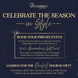 Book your private event at Alexandra's Restaurant Photo