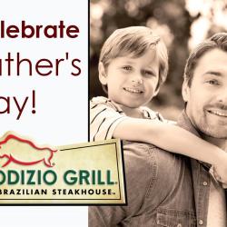 Father son celebrate dinner Rodizio Grill Brazillian Steakhouse Annapolis MD Photo