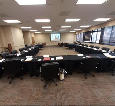 Maryland Tourism Board Meeting room "U" Shape setup