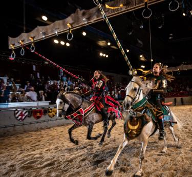 Knights Jousting at Medieval Times