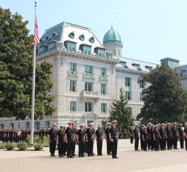 Noon Formation at U.S. Naval Academy - Annapolis